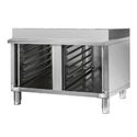 Support With Guides For 6x and 10x GN 1/1 Electric and Gas Convection Ovens - Closed On Three Sides - SH11BCEG