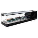 Sushi Vitrine | 4x GN 1/3 | Met extra glasplank | +1°/+5°C | Mastro SHSFR4I2S