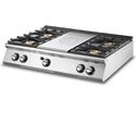 Mastro Bakplaat - Gas - Solide Top - Tafelmodel - 4 Branders - V70120TPPCG2T