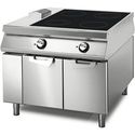Induction Plate With 4 Plates On Cabinet With Doors,  Two-Sided Panel Control, Virtus VS110100IND