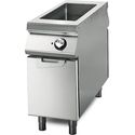 Electric Bain Marie On Cabinet With Door, 1 Well GN 1/1+1/3, Virtus VS11040BME