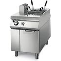 Gas Pasta Cooker On Cabinet With Door, 1 GN 1/1 Well - 40 Litres, Virtus VS11060CPGS