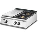 Mastro Bakplaat - Gas - Solide Top - Tafelmodel - 2 Branders - VS9080TPPCGT