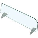 Glass Mobile Divider H=245 mm, Mastro Z/TRDIVMBBA
