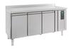 Koelwerkbank | Opstaande rand | 3 Deuren | Standard Line | Geforceerd | Combisteel | 7450.0782