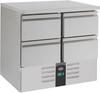 Koelwerkbank | 4 laden | Compact Line | Statisch met ventilator | Combisteel | 7950.0110