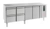 Koelwerkbank | 2 deuren & 4 laden | Standard Line | Geforceerd | Combisteel | 7950.0220