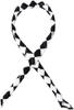 Whites halsdoek zwart-wit geruit | A261