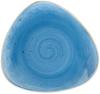 Churchill Stonecast Cornflower Blue Driehoekig Bord 19.2 cm Pak van 12 - DF771