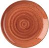Churchill Stonecast Spiced Orange Evolve Coupe Bord 26 cm Pak van 12 - DK536