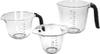 KitchenAid Maatbekers Zwart (Set 3) - DX313