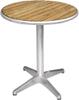 Bolero ronde tafel met essenhouten blad 60cm | U428