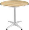 Bolero ronde tafel met essenhouten blad 80cm | U429