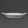 Olympia Whiteware ronde gratin ovenschaaltjes met handvatten 16,7cm | W439