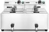 Hendi Friteuse Mastercook met aftapkraan - 2 x 8 l | 209301