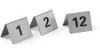 Hendi Tafelstandaard nummers 1 - 12 rvs 55x52x35 mm | 663844