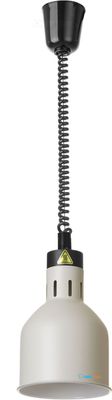 Warmtelamp Verstelbaar Cilindrisch, HENDI, Wit, 230V/250W - 273821