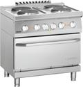 Bartscher El. Fornuis 700 B800 4 Pits EO - 286234W