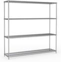 STELLING 4 LEVELS 1800 DEMONTABEL - Combisteel 7530.0020