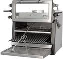 Diamond Houtskooloven-BBQ, GN 1/1 (60 Kg/h)/ - Hefbare deur/Roestvrij staal | CBQ-060/RX