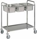 Diamond Serveerwagen in R.V.S., 3x GN 1/1 + 1 niveau | CP2/311