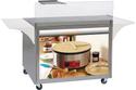 Mobiel RVS meubel voor pannenkoeken - BRET/MRX