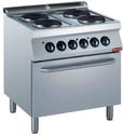 Diamond Elektrisch fornuis 4 platen met elektrische oven | E17/4PF8-230/3--N