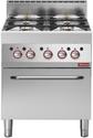 Gasfornuis 4 Branders Met Gasoven - Diamond G65/4BF7-N