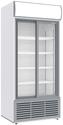 Diverso By Diamond Vitrinekast Positieve Geventileerd, 783 Liter, 2 Schuifdeuren, met Lichtbak, WIT - WR-80AC-SW