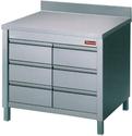 Diamond Werktafelkast met 6 Laden GN 1/1 - TACS107/B-D