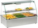 Warmvitrine | Bain-marie | Panoramisch | 3x GN1/1 | VBE-311 | Diamond