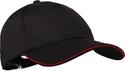 Colour by Chef Works Cool Vent baseball cap zwart en rood | A945
