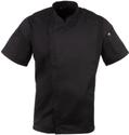 Chef Works Springfield unisex koksbuis met rits zwart M | B472-M