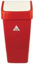 Afvalbak met schommeldeksel | rood | Scott Young | CC079