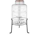 Olympia glazen retro waterdispenser met standaard 8,5L | CK939