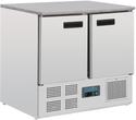 Gekoelde werkbank | Marmeren Werkblad | 2 deuren | 1/1GN | Polar CL108