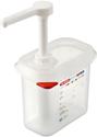 Araven sausdispenser GN 1/9 transparant 1,5ltr |  CR821