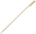 Fiesta Green composteerbare bamboe prikkers met peddelvorm 24cm | 100 stuks | DB498