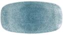 Churchill Raku Topaz Blue Chefs Ovaal Bord 35.2 X 18.7 cm Pak van 6 - DE880