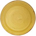 Churchill Stonecast Mustard Lotus Evolve Coupe Bord 21.7 cm Pak van 12 - DF786
