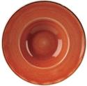Churchill Stonecast Spiced Orange Kom met Brede Rand Medium 23.88 cm Pak van 12 - DF795