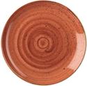 Churchill Stonecast Spiced Orange Evolve Coupe Bord 26 cm Pak van 12 - DK536