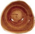 Churchill Stonecast Patina Vintage Copper Driehoekige Kom 15.2 cm Pak van 12 - DR667