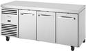 True 3-Deurs 1/1 GN Toonbank Koelkast Tcr1/3-Cl-Ss-Dl-Dr-Dr