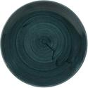 Churchill Stonecast Patina Rustic Teal Evolve Coupe Bord 22 cm Pak van 12 - FA594