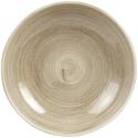 Churchill Stonecast Patina Antique Taupe Coupe Evolve Coupe Bord 32.4 cm Pak van 8 - HC790