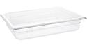 Polycarbonaat Bak | Transparant | Gn1/2 | 6.5cm Hoog | Vogue | U228