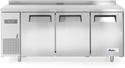 Koelwerkbank - 3 deuren Kitchen Line 60cm diep - Arktic 233382