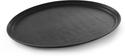 Hendi Dienblad ovaal zwart 735x600x35 mm | 508831