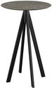 Infinity Statafel Zwart Frame + Midnight Marble HPL 70 cm - Essentials 120041670